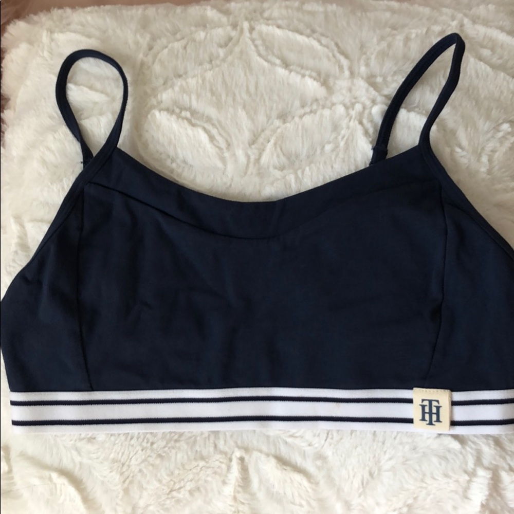 Tommy Hilfiger navy sports bra NWOT